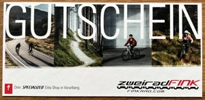 Zweirad Fink Dornbirn Gutschein