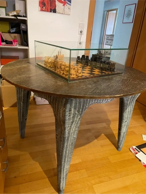 Rattanstühle, Rattantisch Bild 2