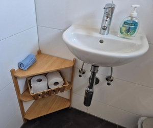 IKEA Badezimmer Regal dreieckig, Bambus Bild 2