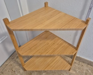 IKEA Badezimmer Regal dreieckig, Bambus