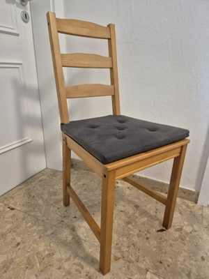 IKEA Jokkmokk Stühle (4 stk) mit Kissen Bild 4