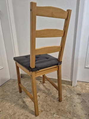 IKEA Jokkmokk Stühle (4 stk) mit Kissen Bild 6