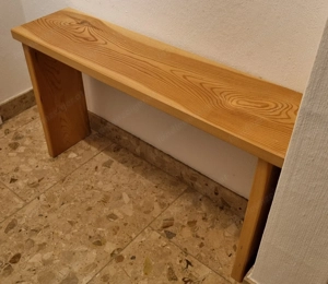 Bank aus Massivholz, Lärche Bild 2