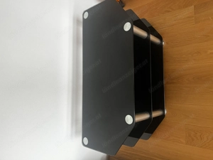 Lowboard Sideboard tv Regal schwarz aus Glas 