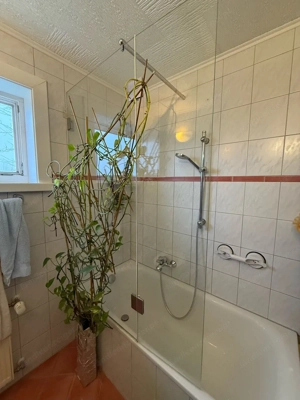 Glas Duschwand für Badewanne Bild 2