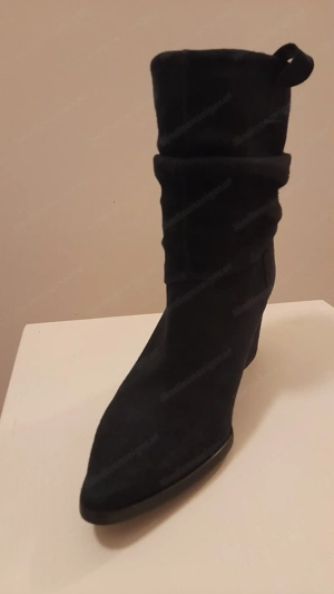 Stiefelette dunkelblau in Sondergröße - Untergröße - 34 Bild 3