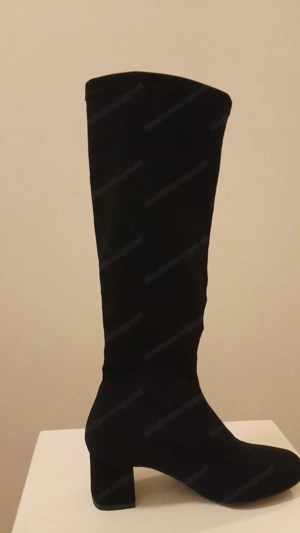Stiefel schwarz - Sondergröße - Untergröße - 34 Bild 2