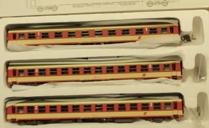 Jägerndorfer JC90402, 3-tlg. Set Reisezugwagen UIC-X ÖBB (H0, DC) - NEU&OVP Bild 4
