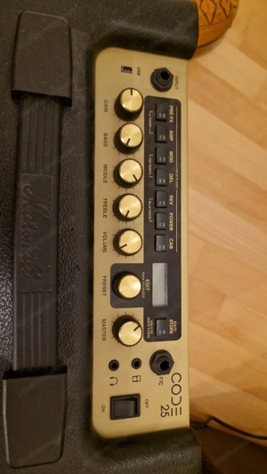 Marshall Code 25, Modeling Amp; E Gitarren Verstärker Bild 2