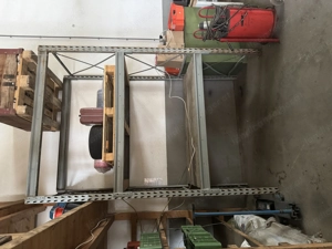 Schwerlast Regal ca. 220 x 320 cm industrie werkstatt auflösung werkzeug Bild 4