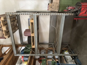 Schwerlast Regal ca. 200 x 300 cm Industrie Qualität Sehr stabil metall werkstatt werkzeug maschine  Bild 4