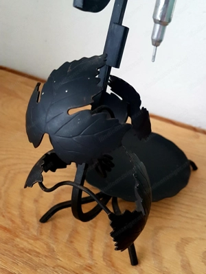 Vintage Weinheber   Dekanter   Schmiedeeisen Bild 4