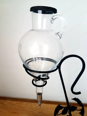 Vintage Weinheber   Dekanter   Schmiedeeisen Bild 3