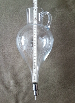 Vintage Weinheber   Dekanter   Schmiedeeisen Bild 5