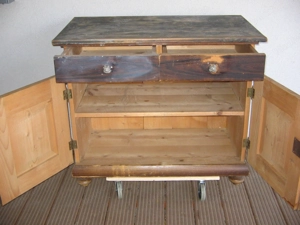  kommode vollholz antik Bild 2