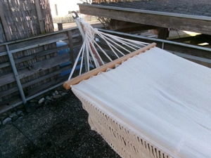 Hängematte mit Metallgestell  Bild 3