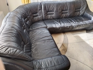 Leder-Wohnlandschaft