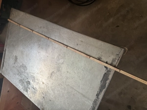 Aluminium Waschtisch Sonderanfertigung 120 x 80 cm Metall Tisch Werkstatt Gemüse Landwirtschaft  Bild 4