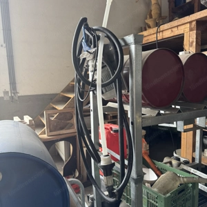 Piusi Diesel pumpe Ad Blue Fass pumpe auto lkw werkstatt landwirtschaft werkzeug maschine  Bild 2