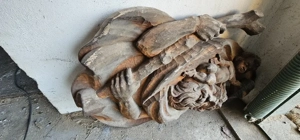 Holzrelief Hl. Christopherus 