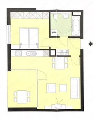 PRIVATVERAUF: Zentrale Zwei-Zimmer-Wohnung mit Garten in Dornbirn   Bild 7