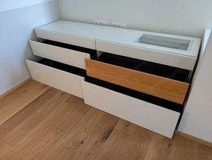 Hülsta Sideboard mit Glasvitrine & Touch-Funktion   Top Zustand Bild 2