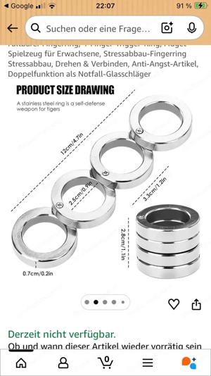 Faltbarer 4 Fingerring