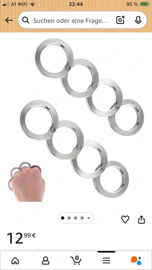 Faltbarer 4 Fingerring