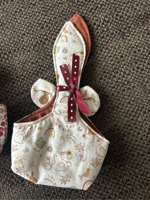 Handarbeit: 3 Eierkörbchen Stoff Bild 3