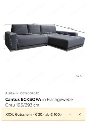 Neuwertige Couch zu verkaufen Bild 2