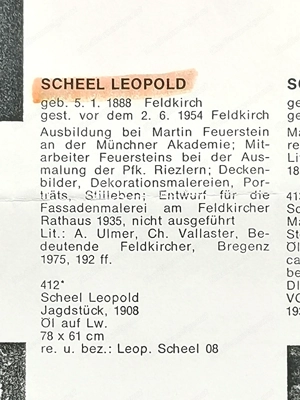 Altes originales Ölbild auf Leinwand | Blumenmotiv von Leopold Scheel | 6800 Feldkirch | Vorarlberg Bild 10