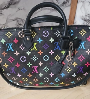 Neue Louis Vuitton Multicolor Speedy Muracami mit Rechnung  Bild 2