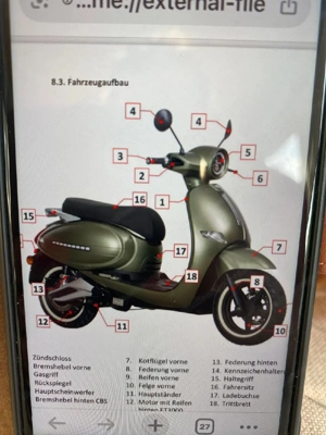 Oberhauser Elektroroller EV2000 Bild 4