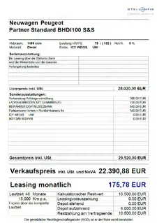 Peugeot Partner Tepee Bild 8