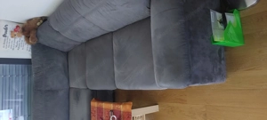 Couch mit Schublade und ausziehbar Bild 3