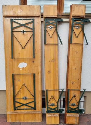 Bierzelt Garnitur mit Lehne, Polster, Tischdecken und Bodenschoner Bild 10