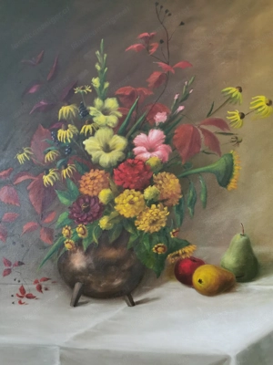 Original Ölbild auf Leinwand von Frau Irmgard Hirsch | Signiert | Datiert 1971 |  Bild 2