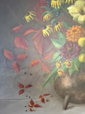 Original Ölbild auf Leinwand von Frau Irmgard Hirsch | Signiert | Datiert 1971 |  Bild 5