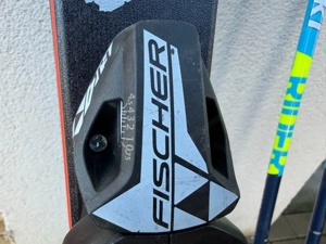 Kinder-Ski:   Fischer RC4 The Curv Pro Carving Ski + Leki Stöcke Bild 3