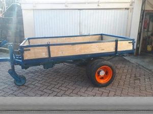 Traktoranhänger mit Triebachse über Zapfwelle DoppelbereifungL2,5mb1,6mEuro1000.- Bild 2
