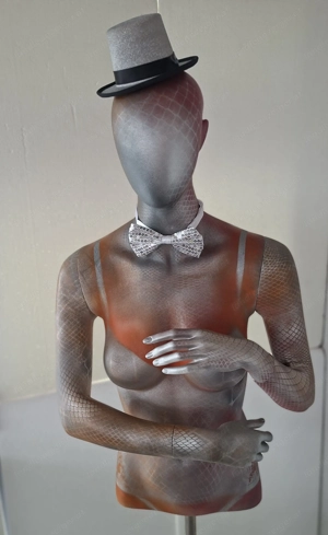 Fasnacht Deko, Schaufenster Büste, Pop Model, Damen Torso, Display