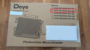 NEU OVP Deye WR PV Micro Wechselrichter SUN-M160G4-EU-Q0 Bild 3