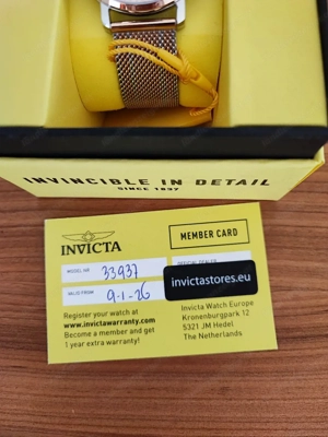 Invicta Angel rosegold Damenuhr Edelstahl Armbanduhr Quarz NEU Bild 2