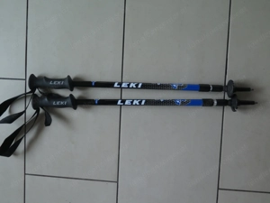 Leki Wanderstöcke, schwarz, verstellbar