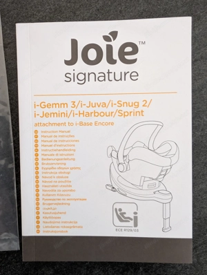 Joie Kindersitz i-Snug 2 mit Isofix Dockingstation Bild 4