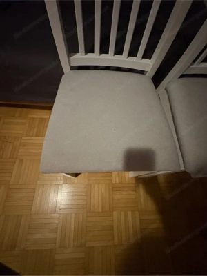 Stühle 2 Stück IKEA EKEDALEN weiß Orrsta hellgrau, gebraucht, 1068212919 Bild 2