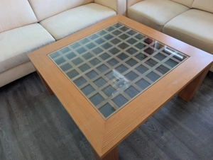 Sitzgarnitur mit Tisch gebraucht Bild 2