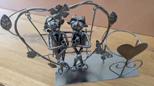 Weinhalter Schaukel Blech Dekoration Bild 2