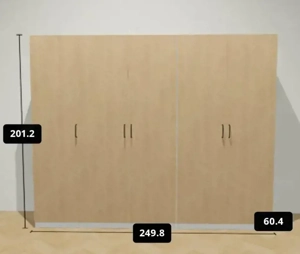 PAX Kasten 250x201x60 cm Bild 3