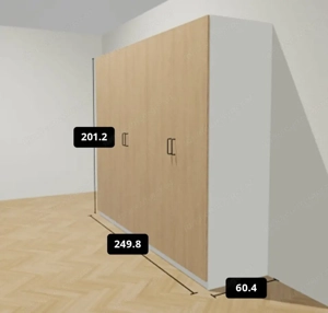 PAX Kasten 250x201x60 cm Bild 4